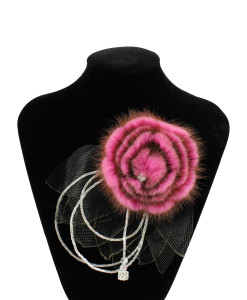 pink brooch